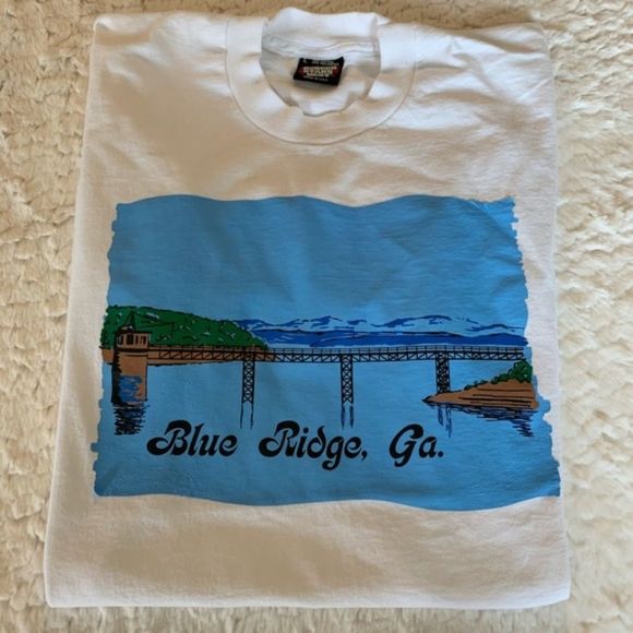 Vintage screen stars T-shirt blue ridge Ga - Picture 6 of 8